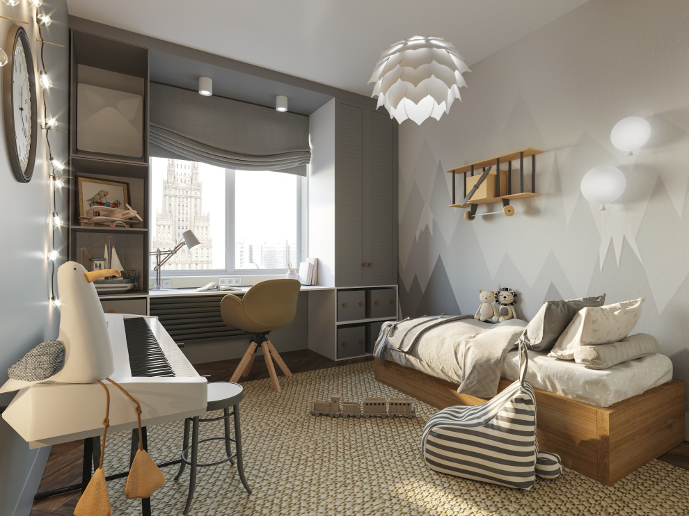 дизайн-проект в стиле mid-century