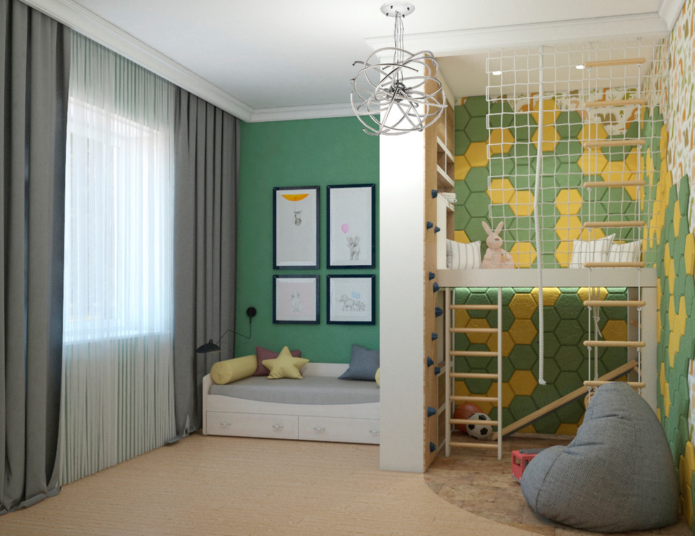 Детская комната с игровым комплексом