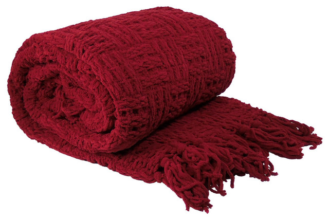burgundy throw blanket australia