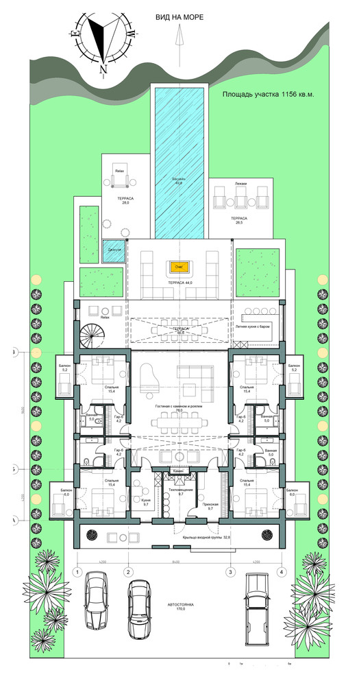Небольшая "Южная" вилла в Крыму