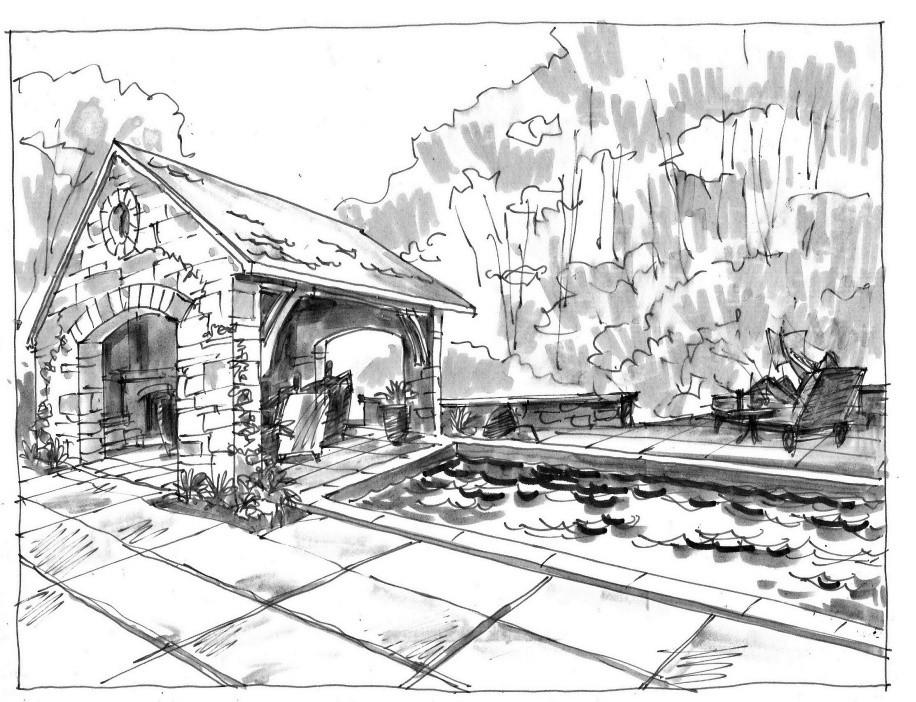 Landscape Design | Hand Sketched Concepts
