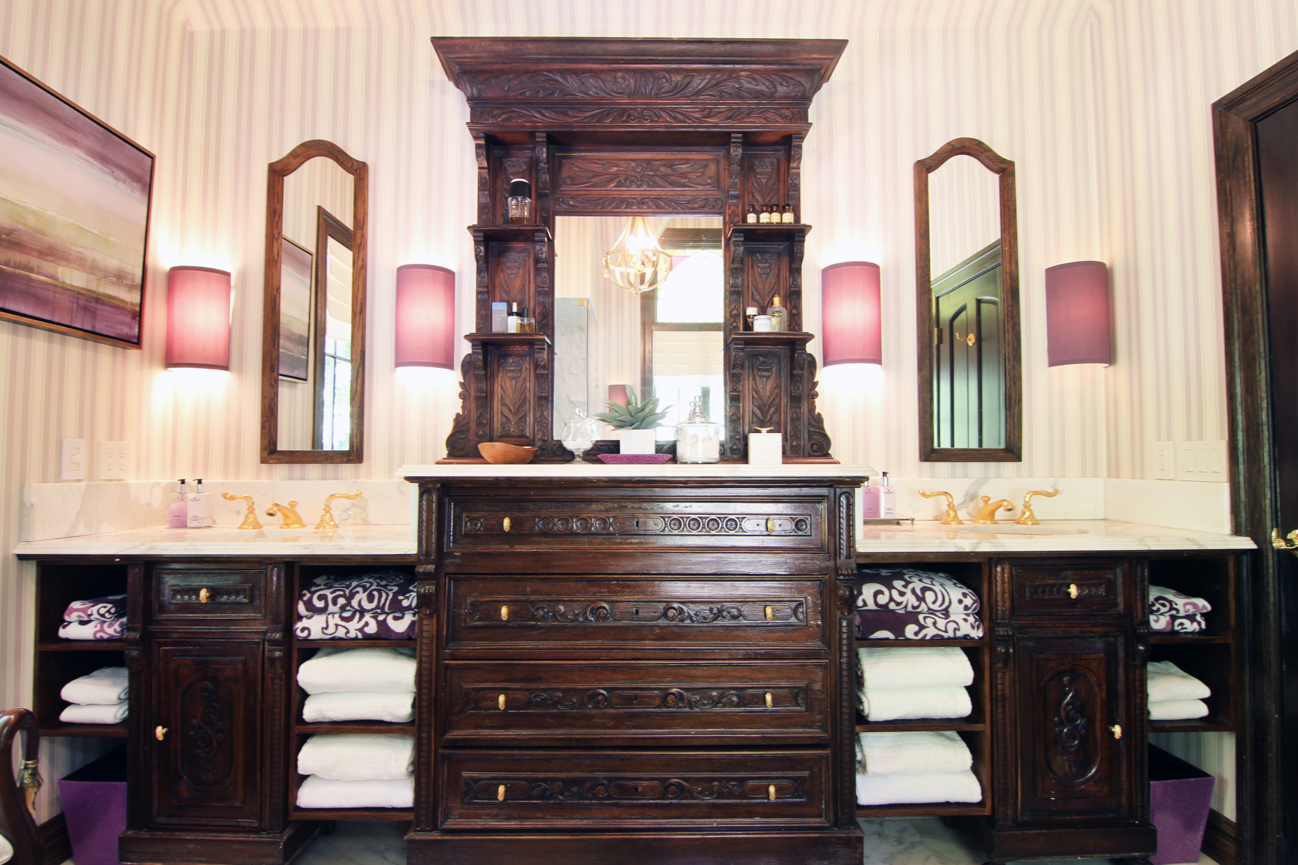 Architectural Salvage in Bathrooms