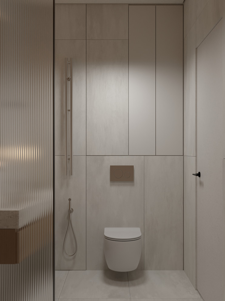 Проект 2-х уровневой квартире в эко-стиле.