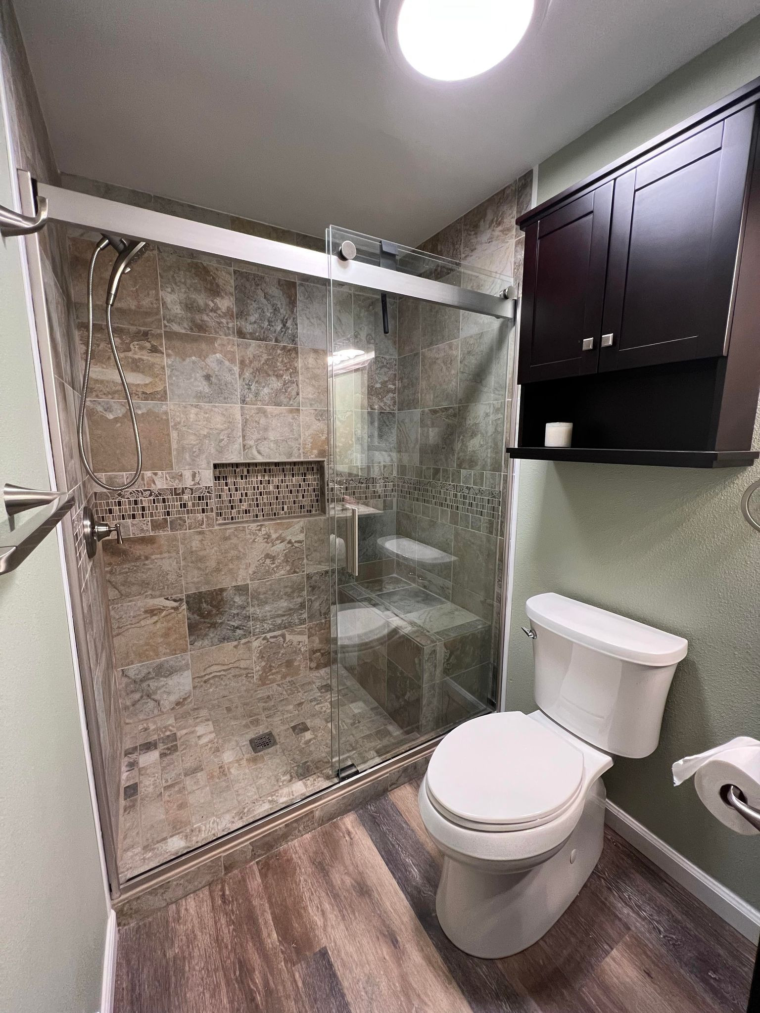 Bathroom Remodel with Tile Shower
