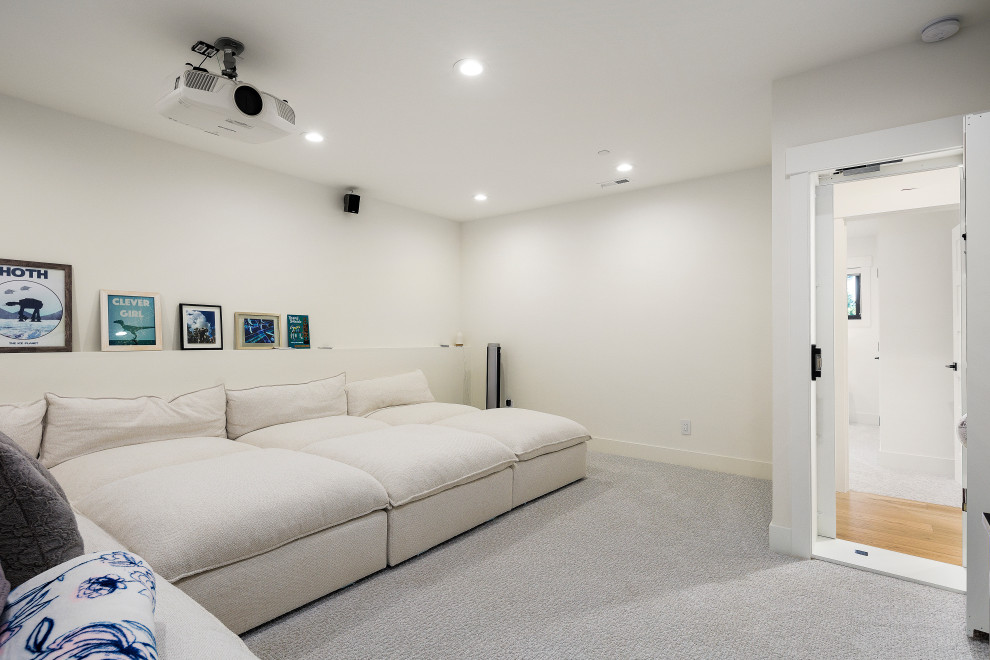 Kirkland Custom Home - Home Theater - Seattle - by Emerald City ...