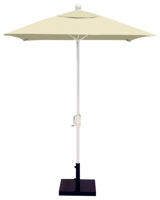 Luxe Shade Panama Square 5 5 Market Patio Umbrella Contemporary Outdoor Umbrellas By Frontera Furniture