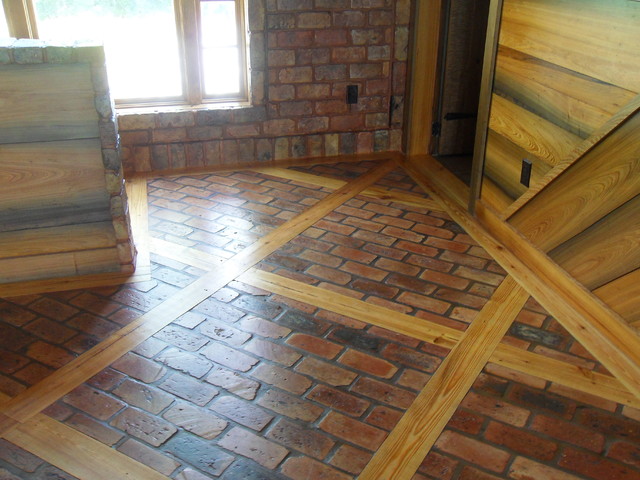Old Chicago Brick Floor Traditional, Old Chicago Brick Floor Tile
