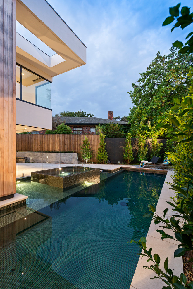 Large modern pool in Melbourne.