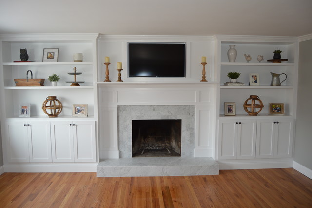 Devito Fireplace modern-vardagsrum