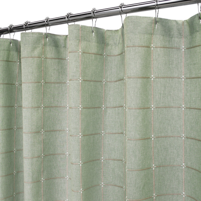Durham Square Shower Curtain 72 X72 Dark Sage Curtains Durham Square Shower Curtain 72 X72 Dark Sage