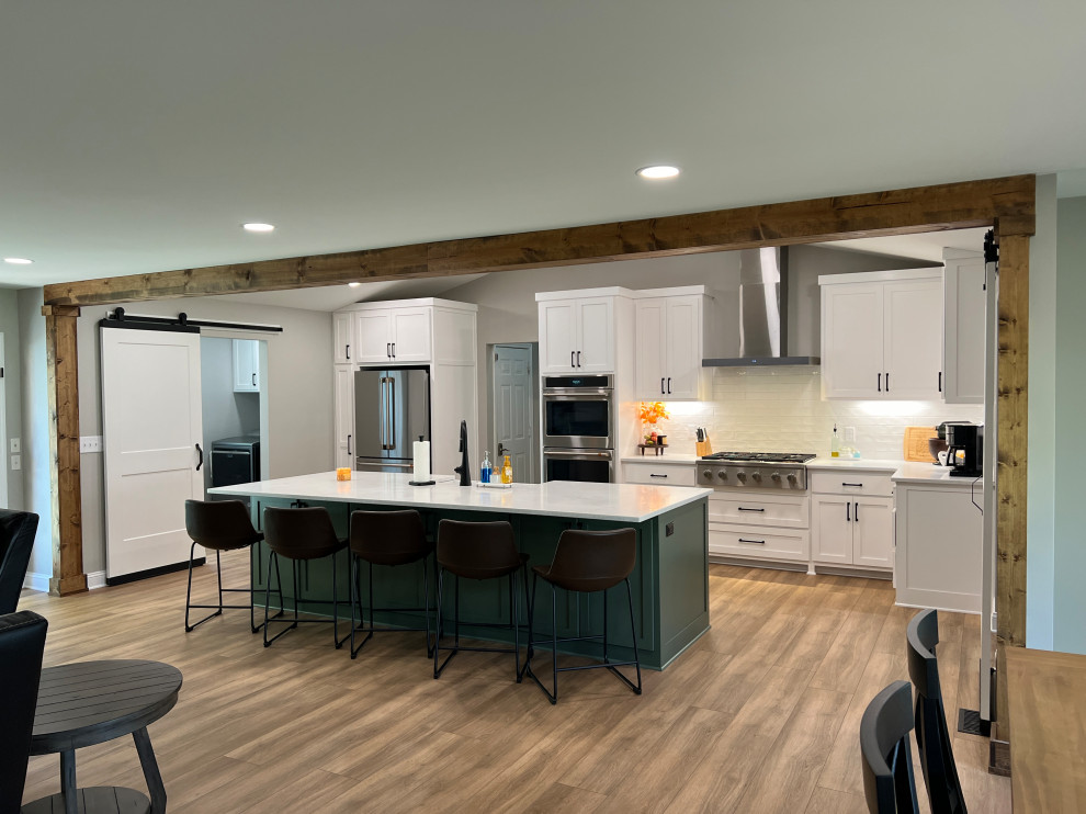 Sage Kitchen and Laundry Room