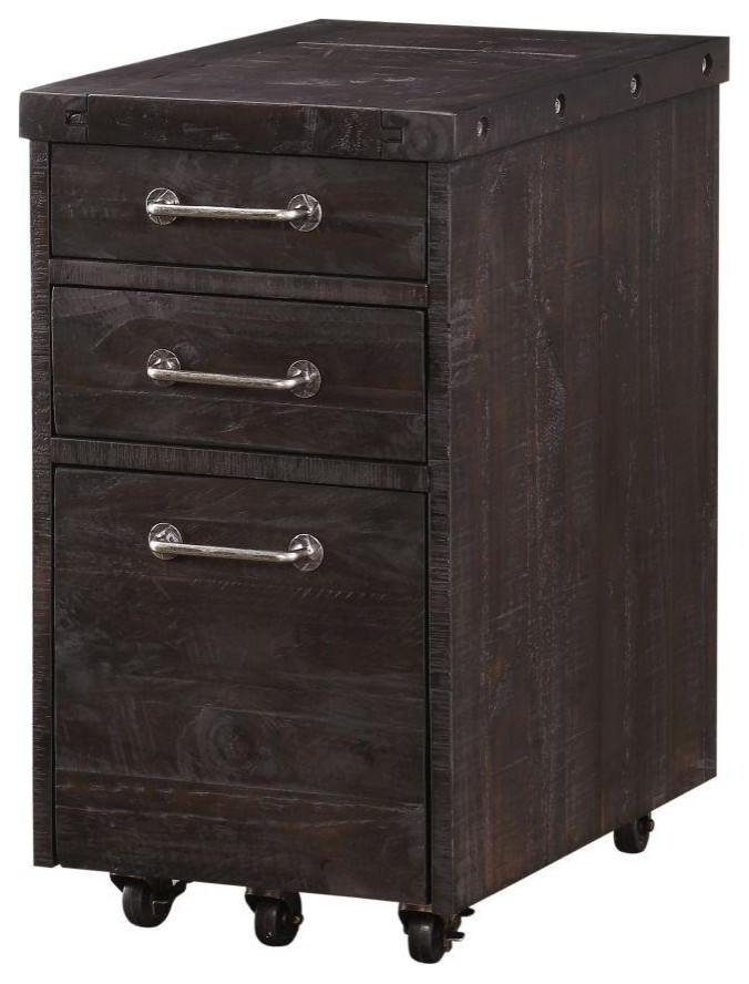 Crafters and Weavers Oak Park Rolling File Rustic Filing