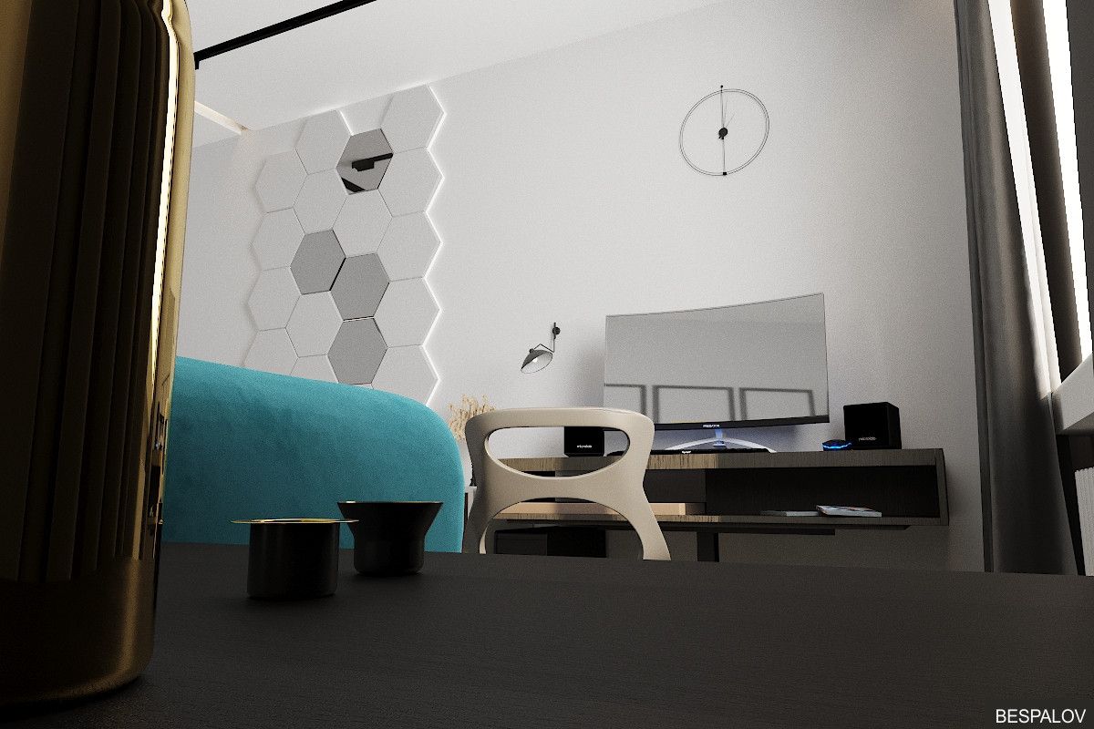 Дизайн комнаты, 15 м2