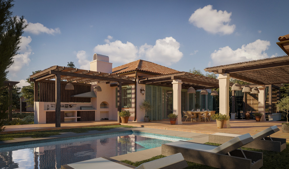 Villa Lukull. Средиземноморский дом на участке в Севастополе