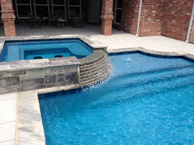 Sample Spas contemporaneo-piscina