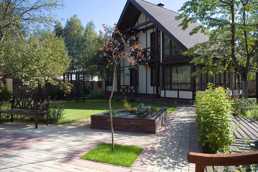 Беседка барбекю на участке