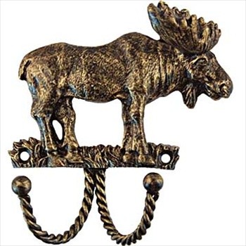 Sierra Lifestyles Decorative Hook - Moose - Bronzed Black