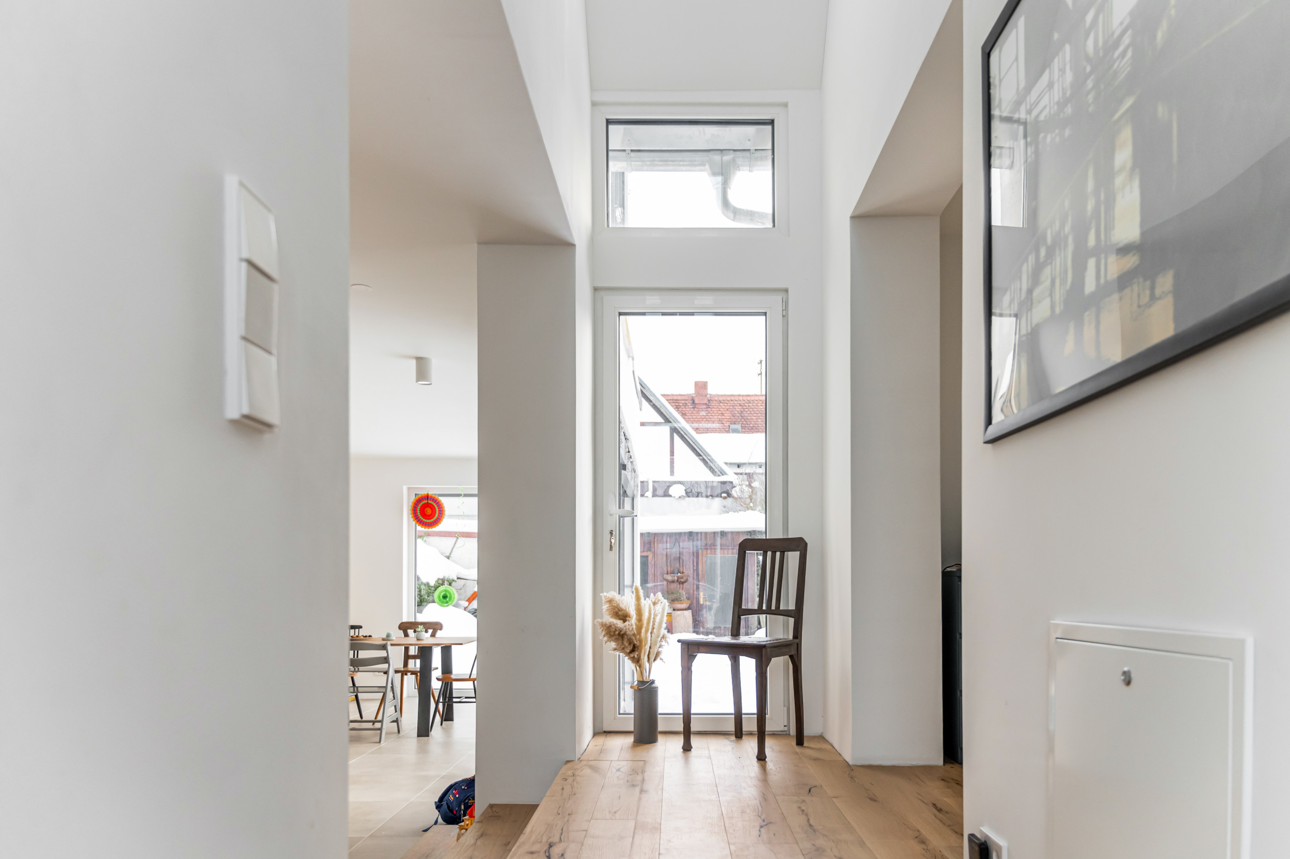 Lichthof vom Altbau zum Neubau