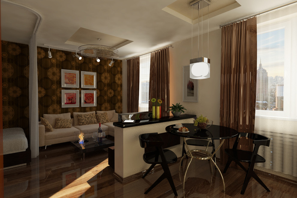 Дизайн проект квартиры студии