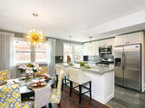 Transitional Kitchen by Kate Grzymala Design