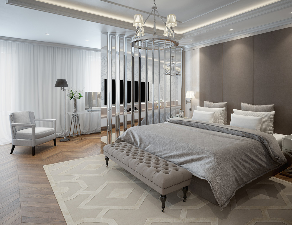 Спальная комната / Таунхаус / Современный интерьер