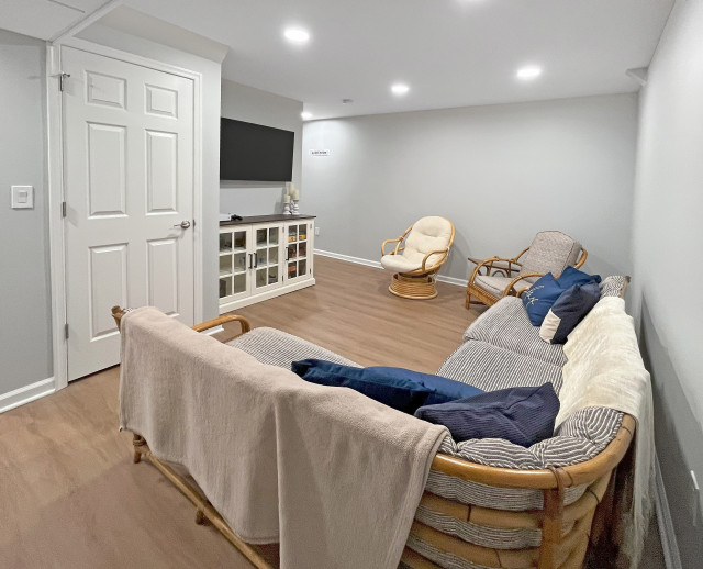 Basement Renovation in Pennington, NJ modern-keller