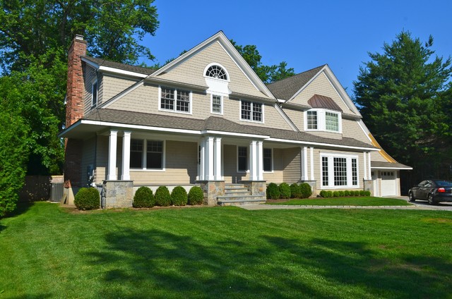 Shingle style home classique-facade
