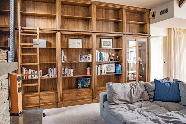 Book Shelf Library Setting trendy-dagligstue