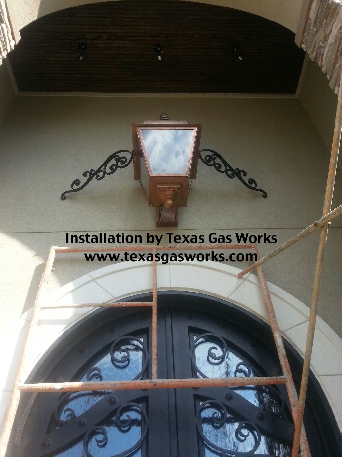 Gas Lantern Installations by Texas Gas Works