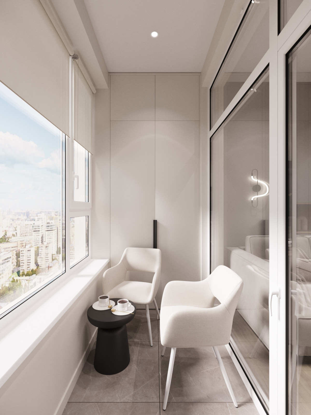 Дизайн интерьера евротрехкомнатной квартиры 65 м2