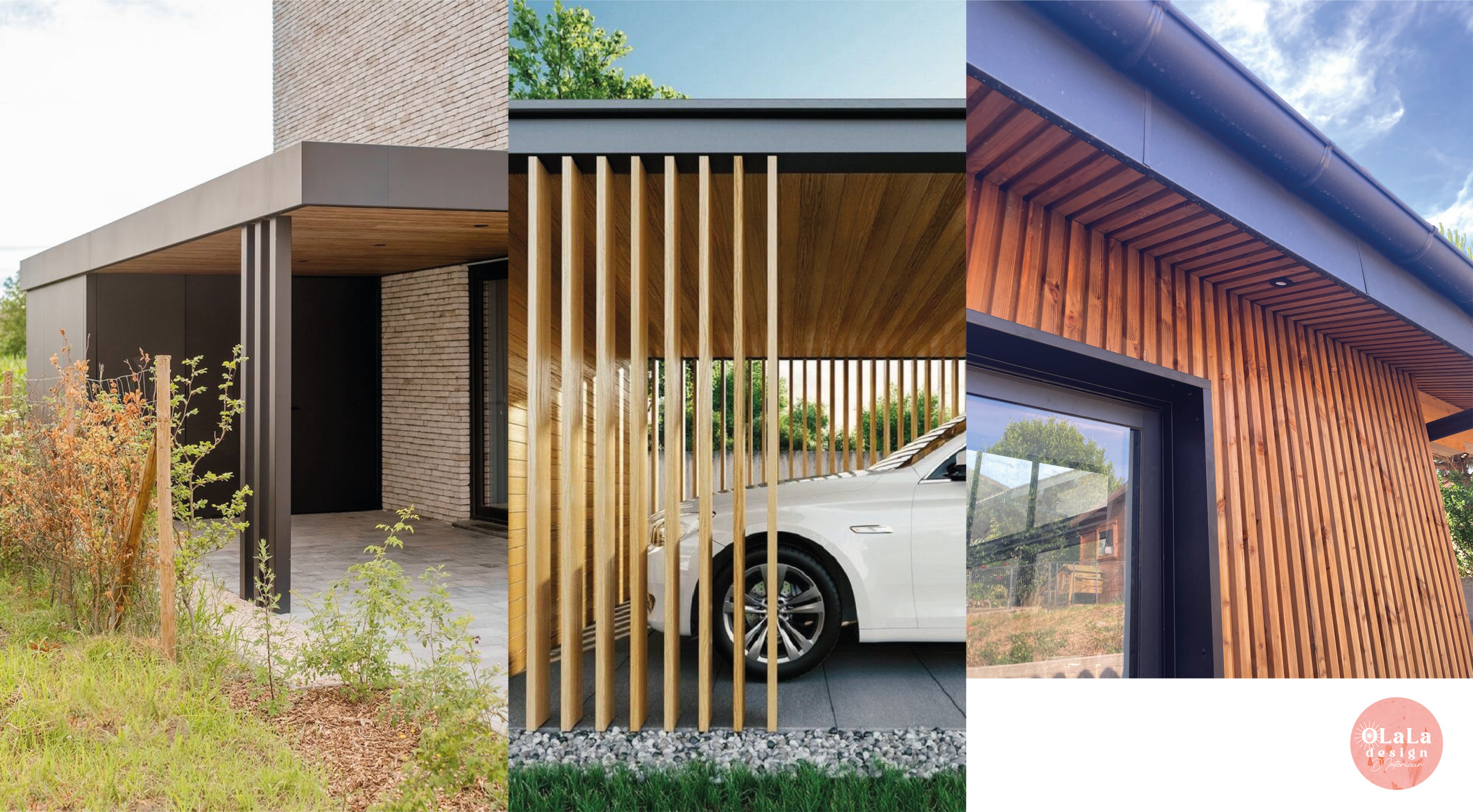 Carport bois et métal