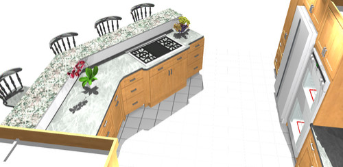 Transitional home design photo in Seattle