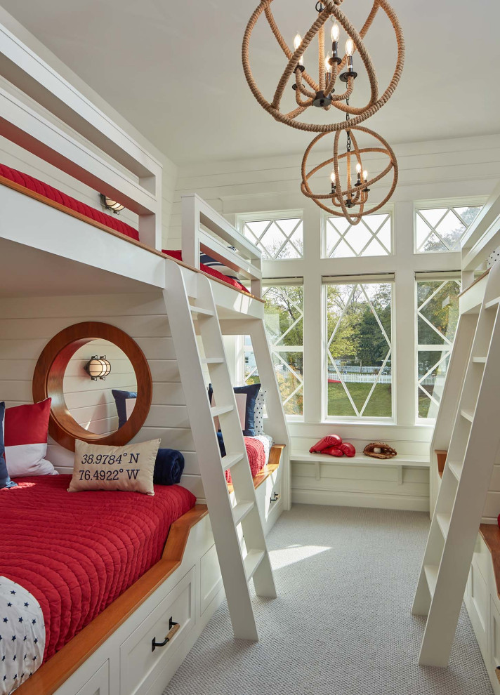 Kids' room - coastal kids' room idea in Baltimore