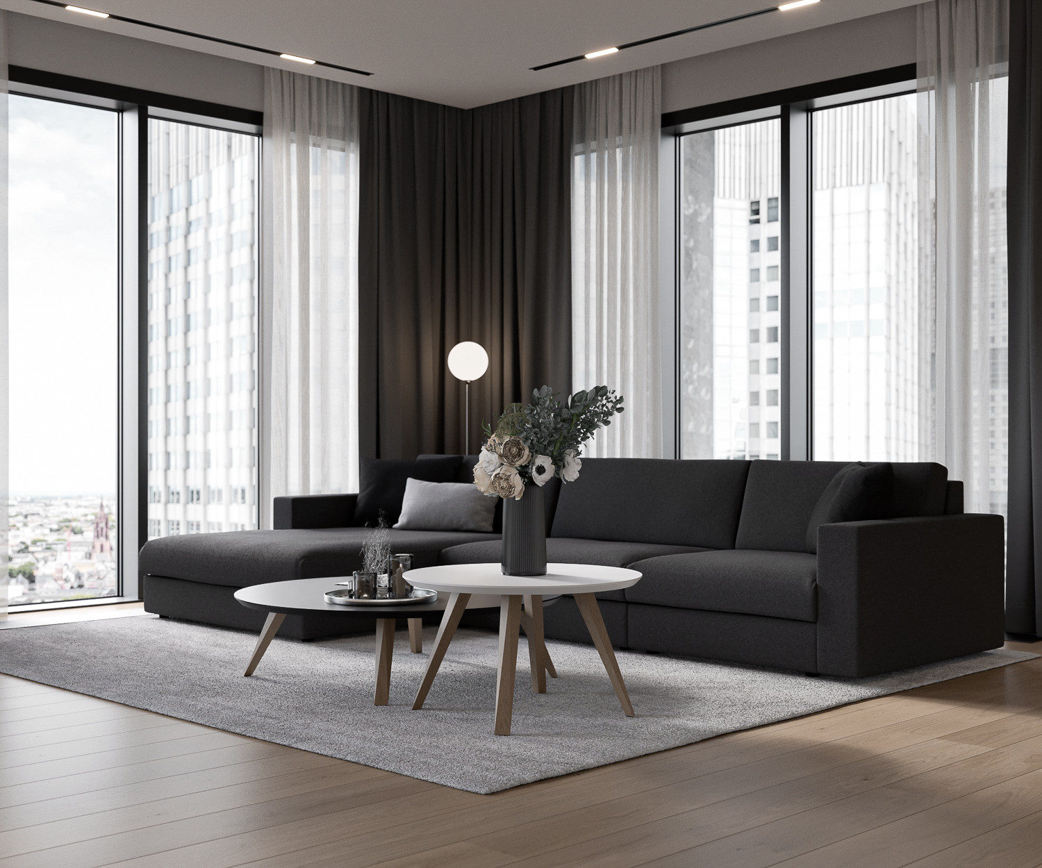 20 Moderne Wohnzimmer in grau weiß Ideen & Bilder   Februar 20 ...