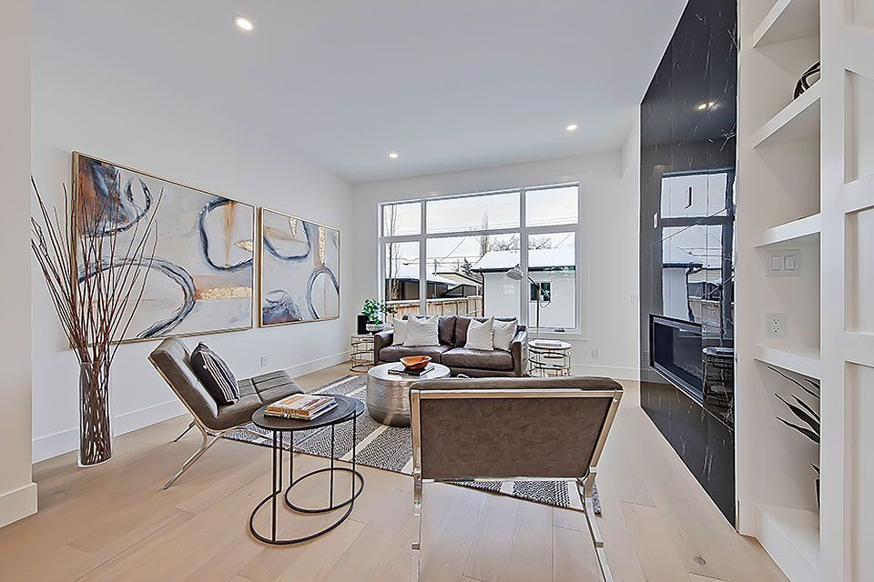 Home design - transitional home design idea in Calgary