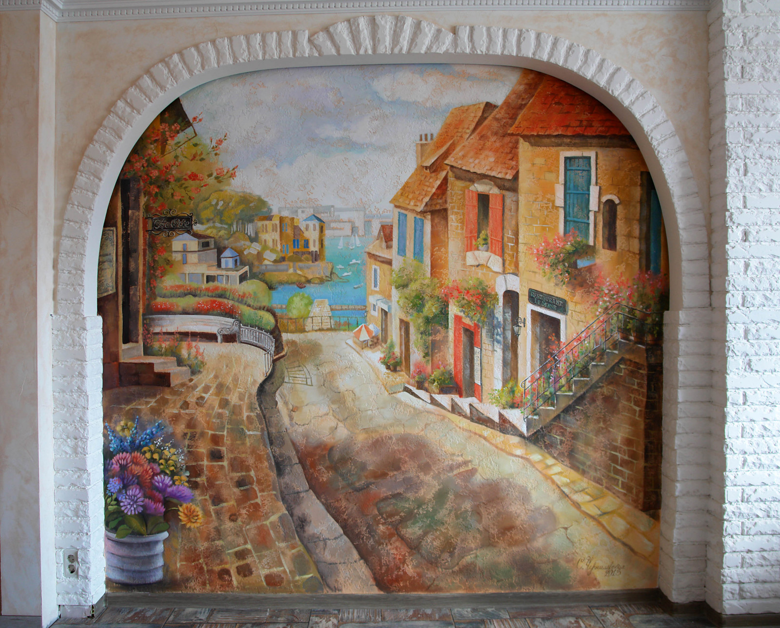 Роспись Декоративные штукатурки Фрески Лепка Картины Дизайн