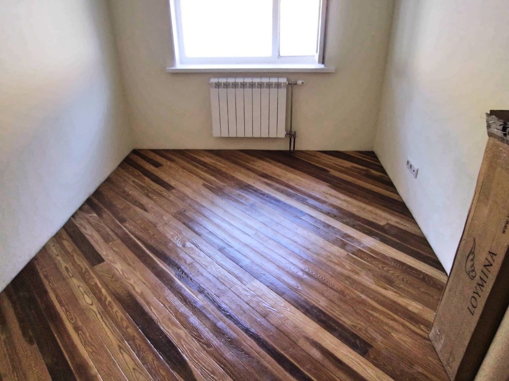 Полы из лиственницы в Московской квартире