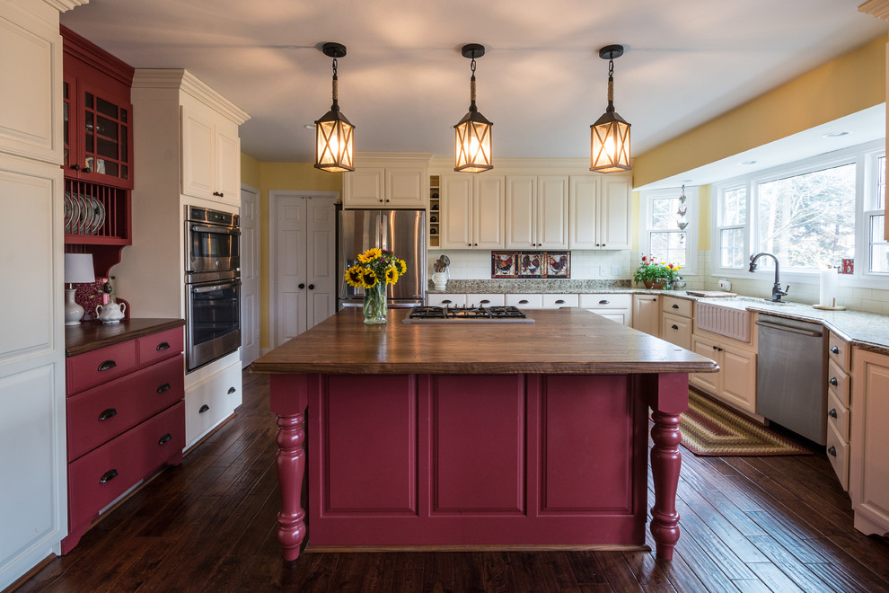 Warrenton, Virginia Country Kitchen Farmhouse Kitchen DC Metro