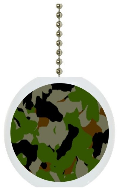 Camouflage Camo Ceiling Fan Pull Traditional Ceiling Fan