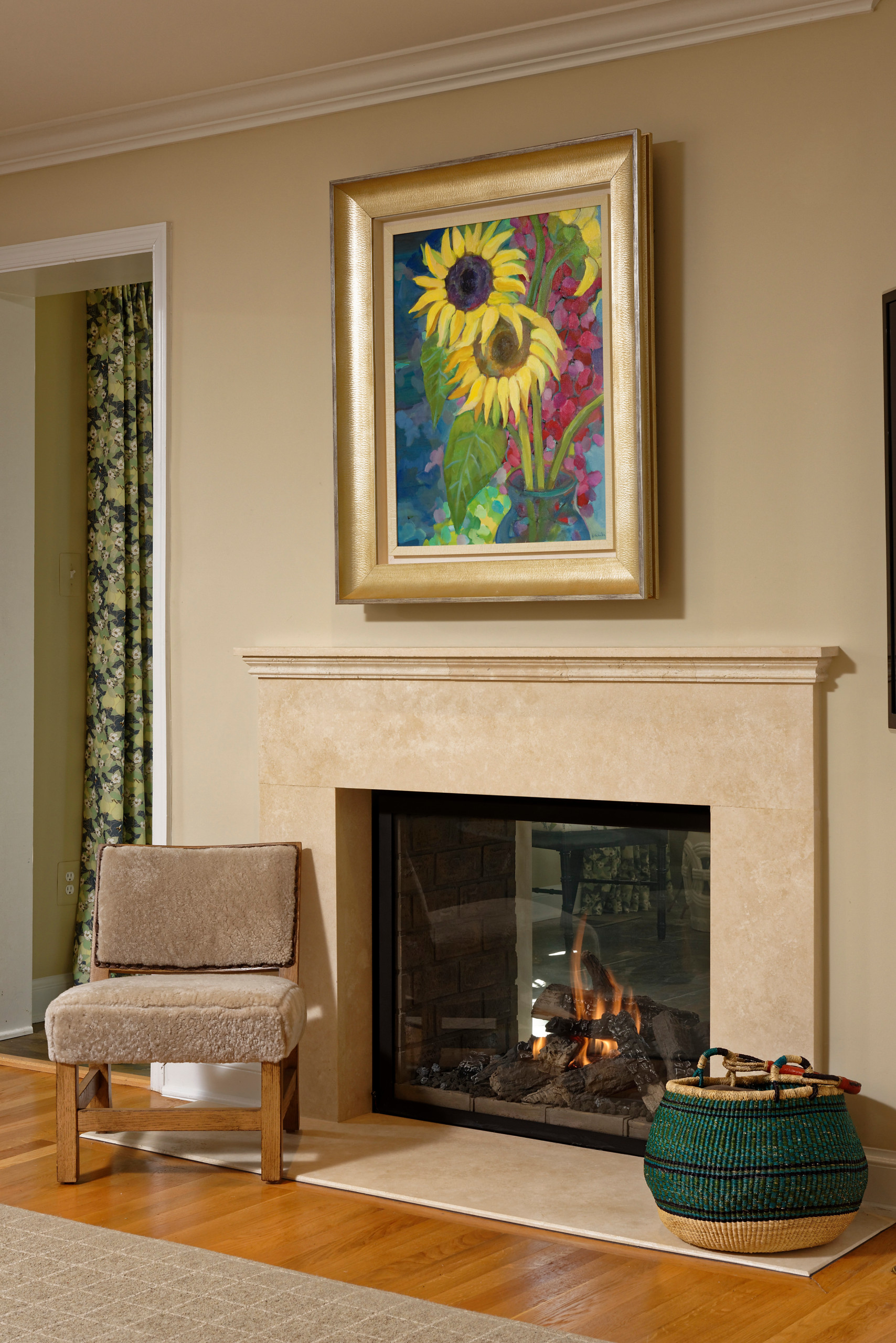 Double Sided FIreplace