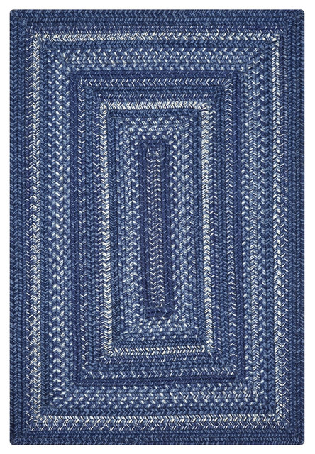 Homee Decor Indigo Ultra Wool Braided Rugs 6 X 9 Rectangle Homee Decor Indigo Ultra Wool Braided Rugs 6 X 9 Rectangle