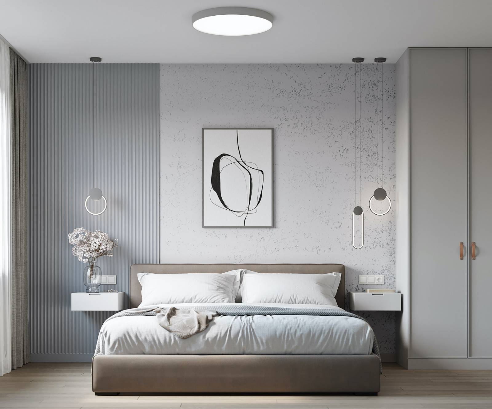 Дизайн-проект 2-комнатной кв., ЖК "Шуваловский", СПб, 60 кв.м.