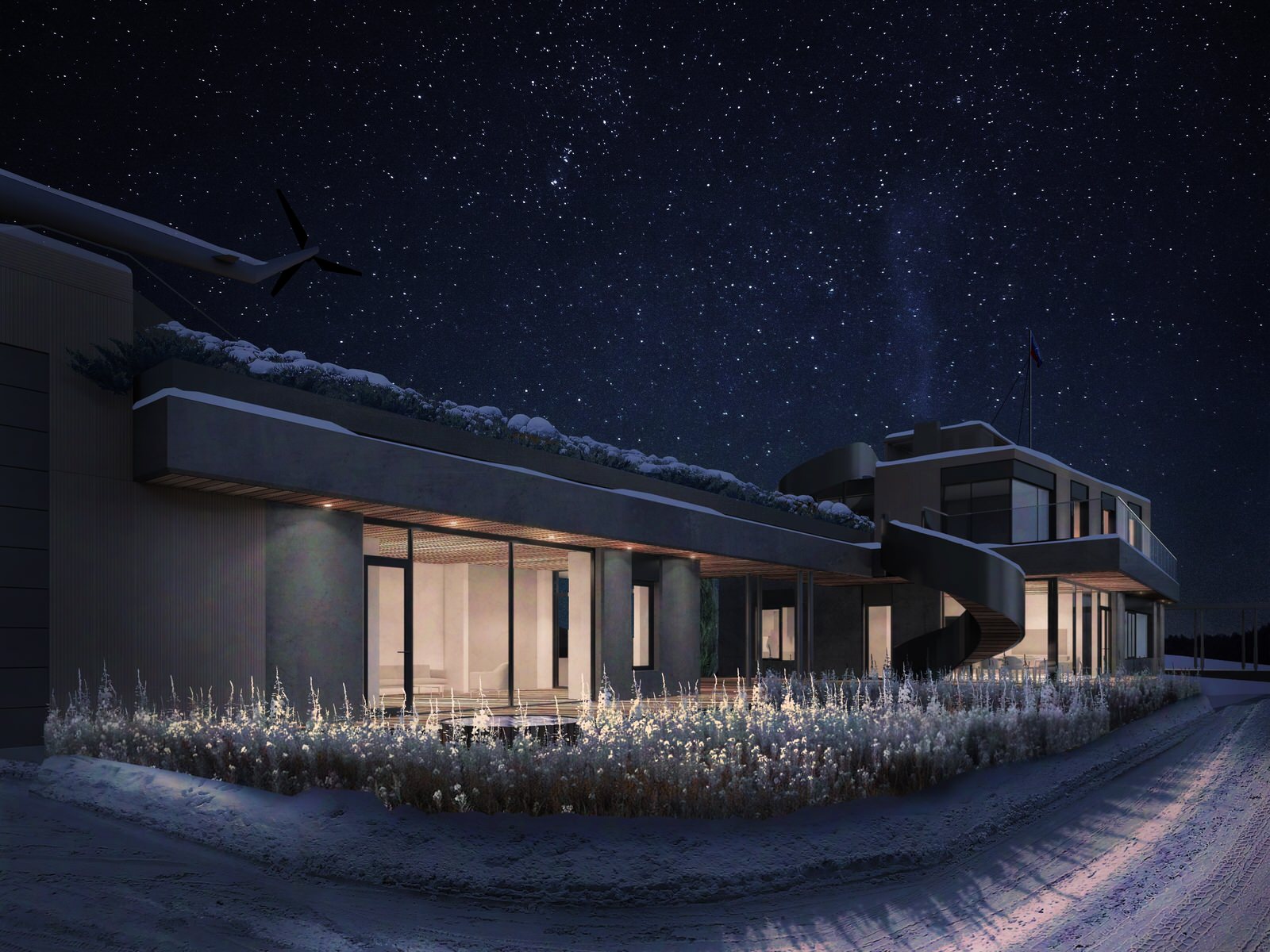 Загородный дом на Волге