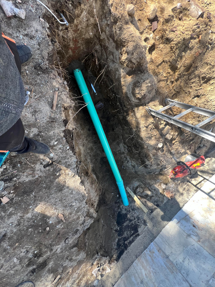 Water Line and Sewer Line Installation