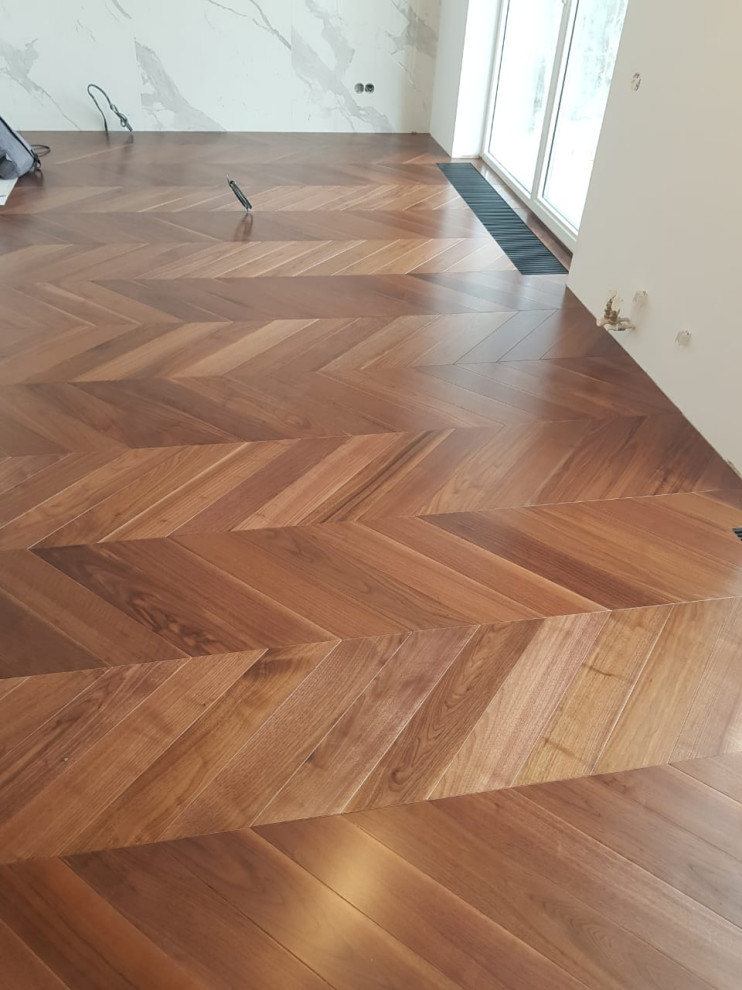 Инженерная доска орех американский французская елка