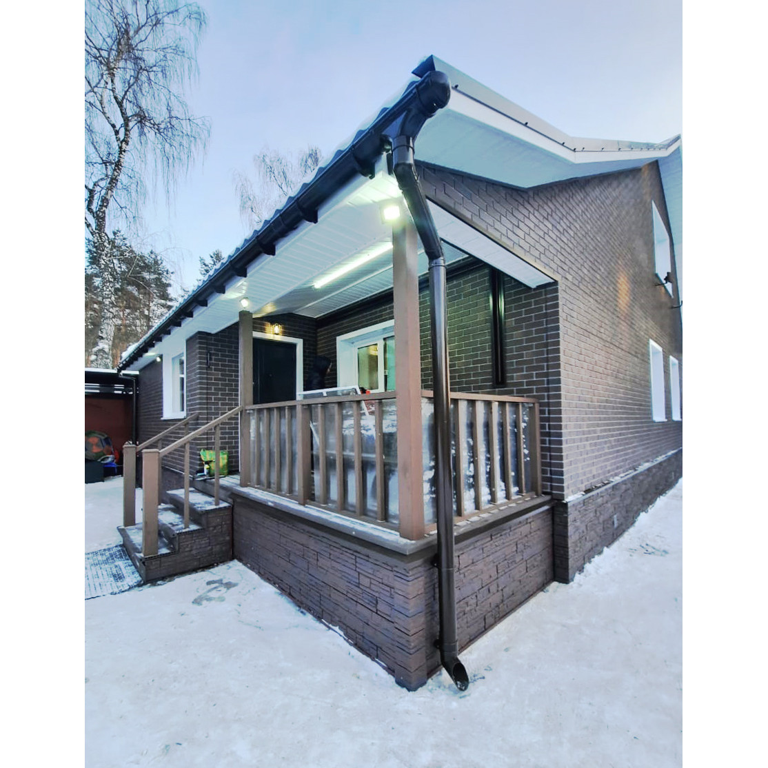 Фасады домов с материалами Docke