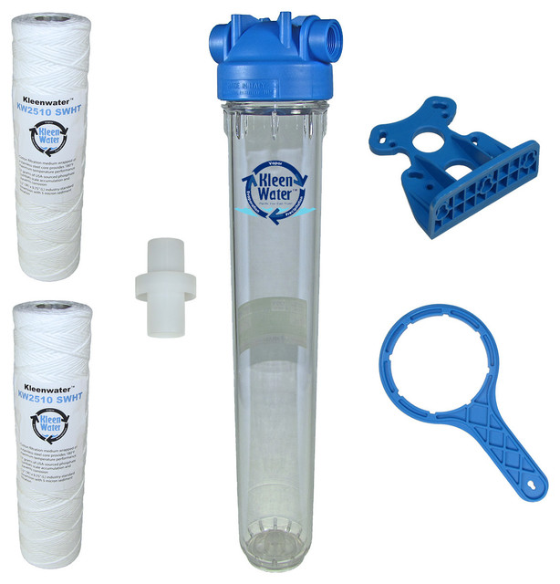 KleenWater KW2520SCALEX Tankless Hot Water Filter System With Scale