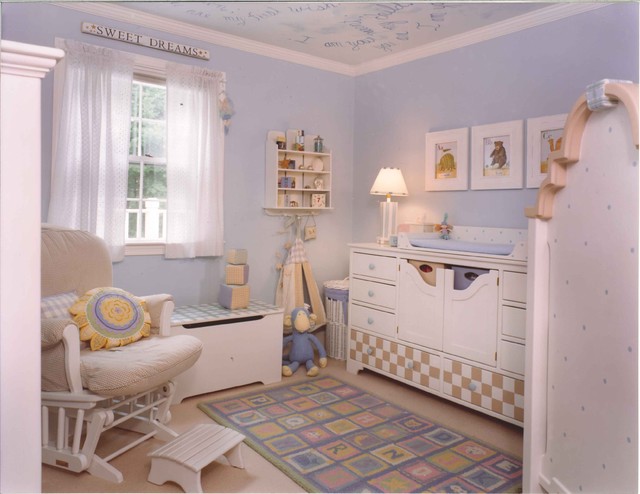 Blue baby girl's room - Traditional - Kids - Boston - by ...