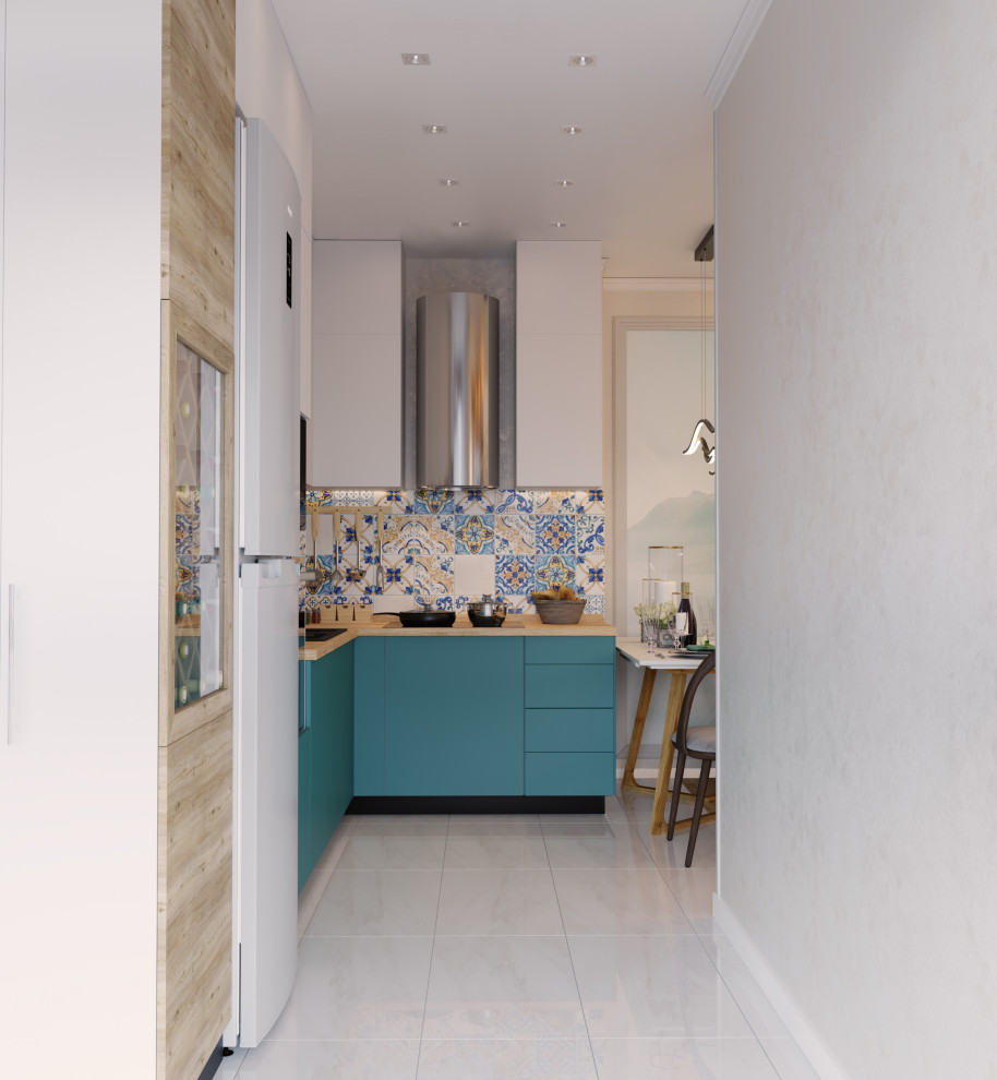 Проект кухни-гостиной в ЖК "Арт Сити"