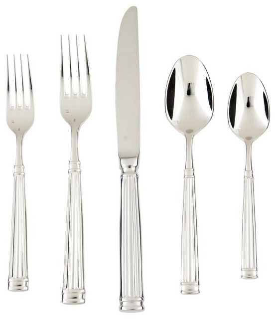 Fortessa Doria 5-piece Stainless Steel Place Setting Multicolor - 5PPS-131-05